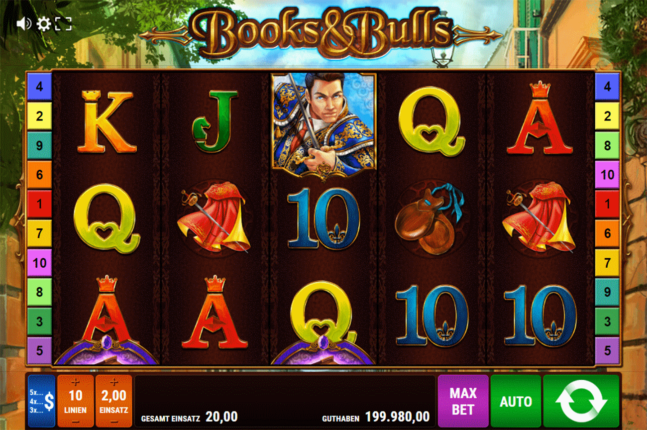 Play Books and Bulls slots